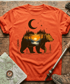 Wilderness Bear Sunset T-Shirt