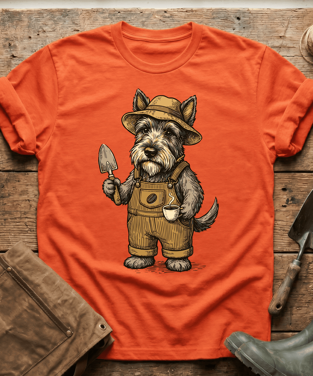 Vintage Gardening Dog Character T-Shirt