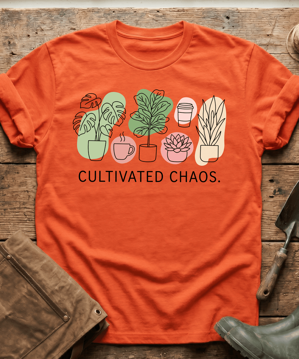 Cultivated Chaos Minimalist Plants T-Shirt