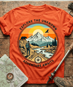 Explore The Unknown Adventure Awaits T-shirt