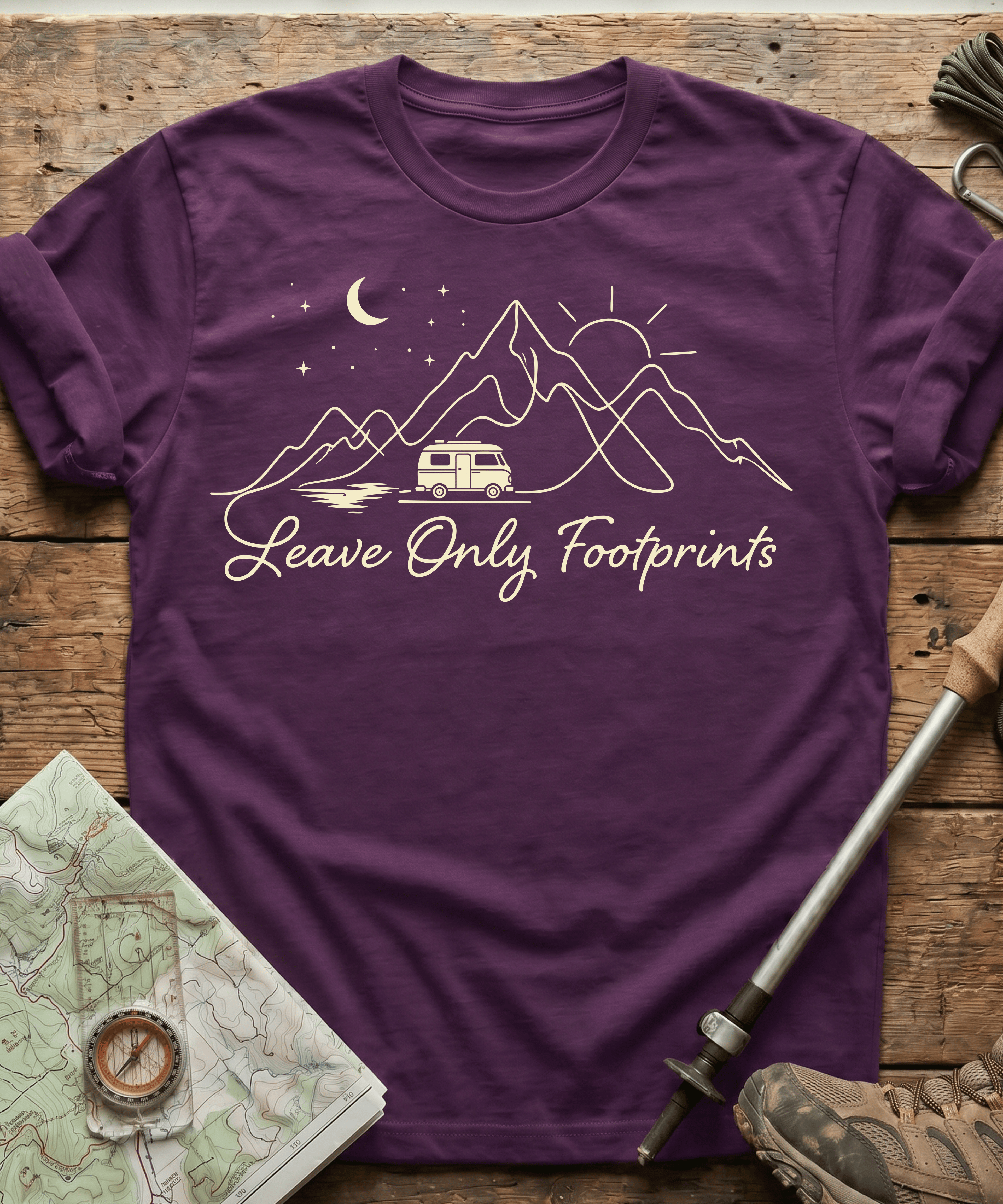 Leave Only Footprint T-shirt
