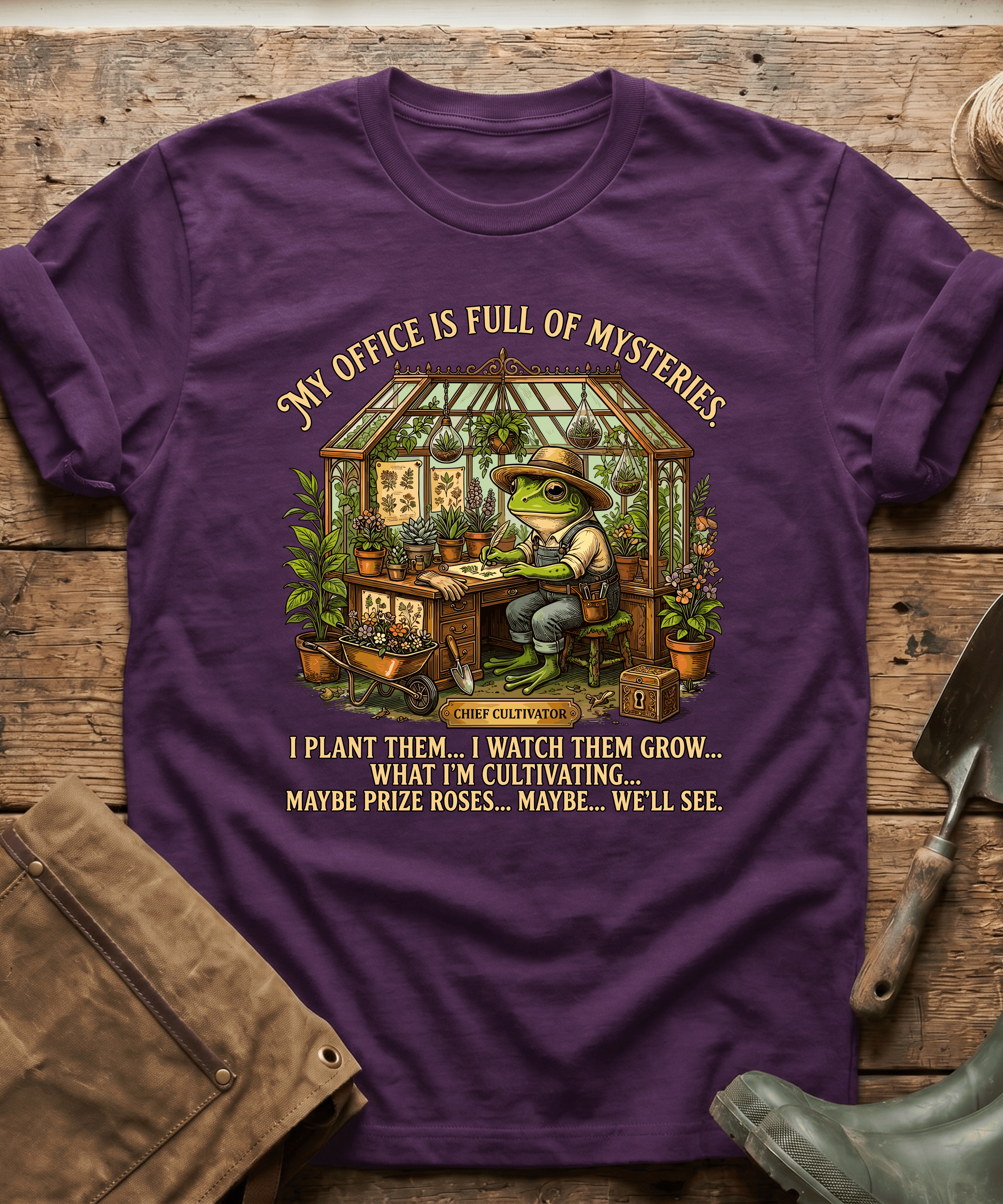 Chief Cultivator Office Full Of Mysteries T-Shirt