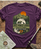 Lost Pines Lodge Trail And Coffee T-shirt