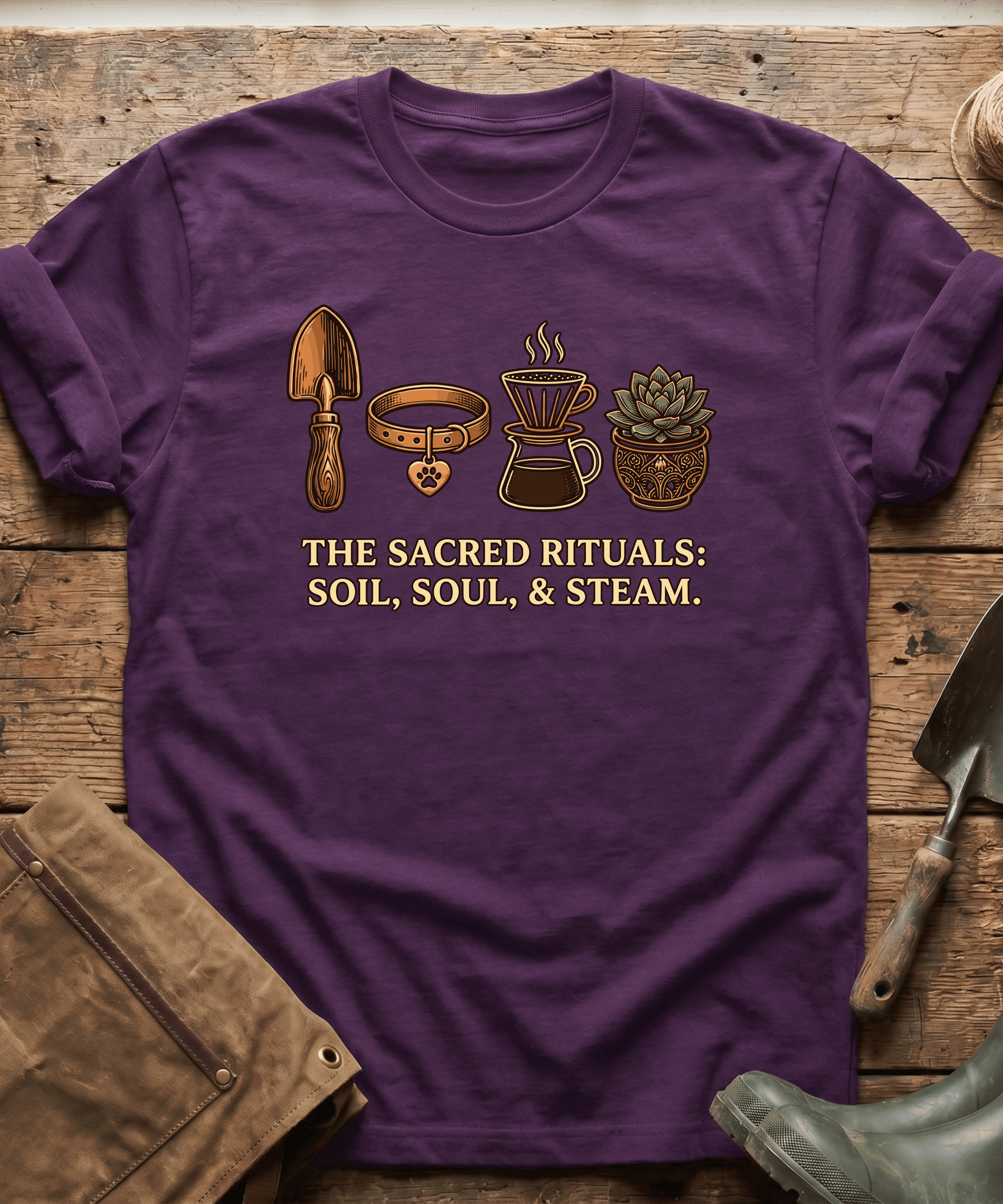 Sacred Rituals Soil Soul Steam T-Shirt