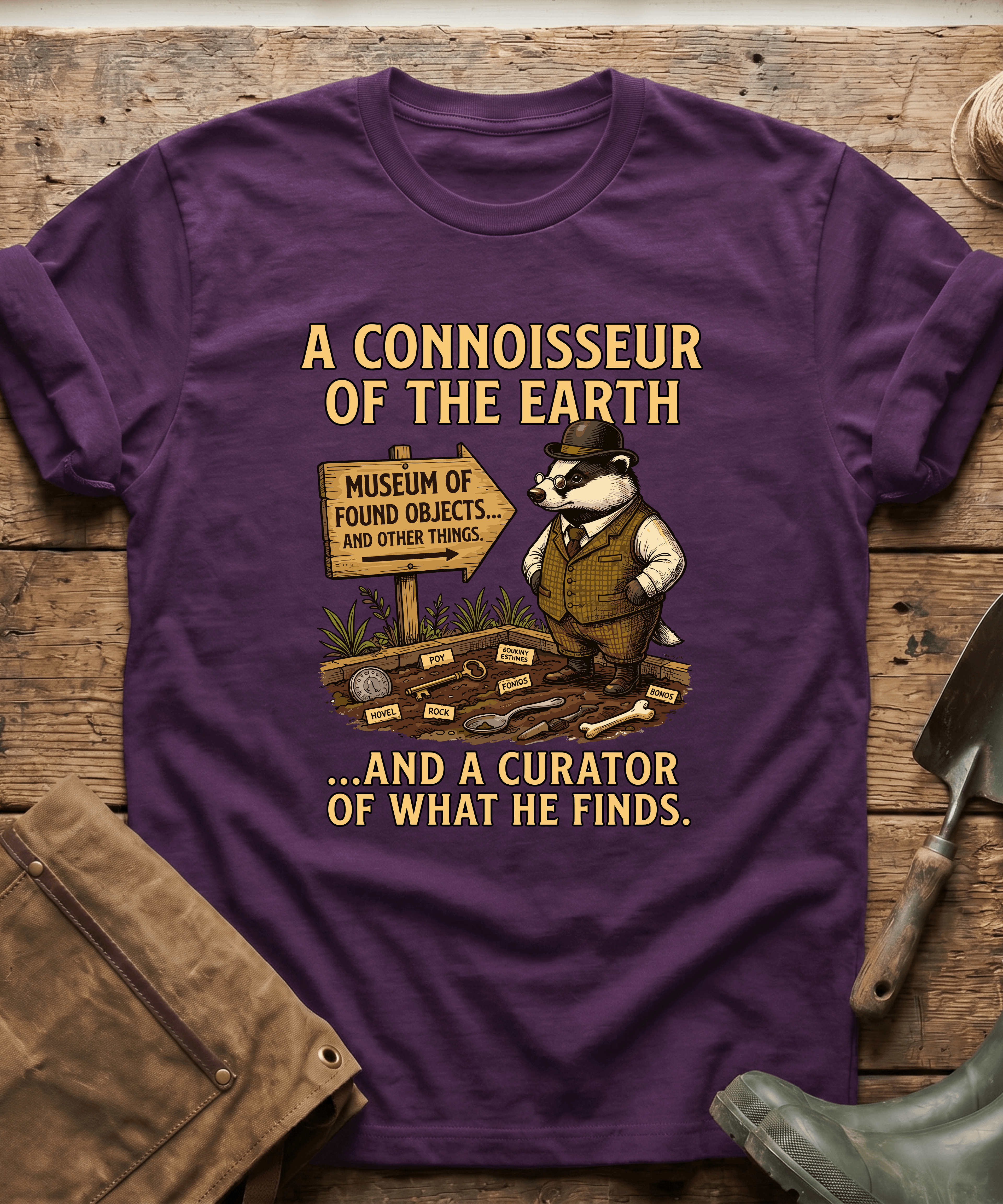 Connoisseur of the Earth Gardening T-Shirt