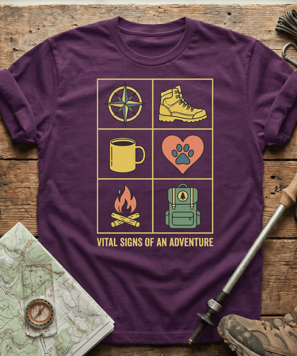 Vital Signs Of An Adventure T-shirt