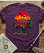 Desert Canyon Bison Eagle T-Shirt