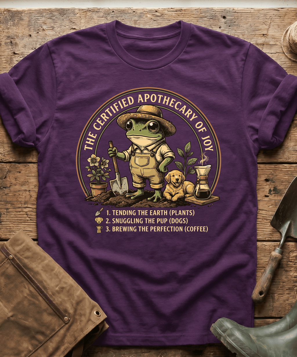 Certified Apothecary of Joy Frog T-Shirt
