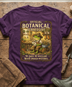 Official Botanical Strategist Frog Gardener T-Shirt