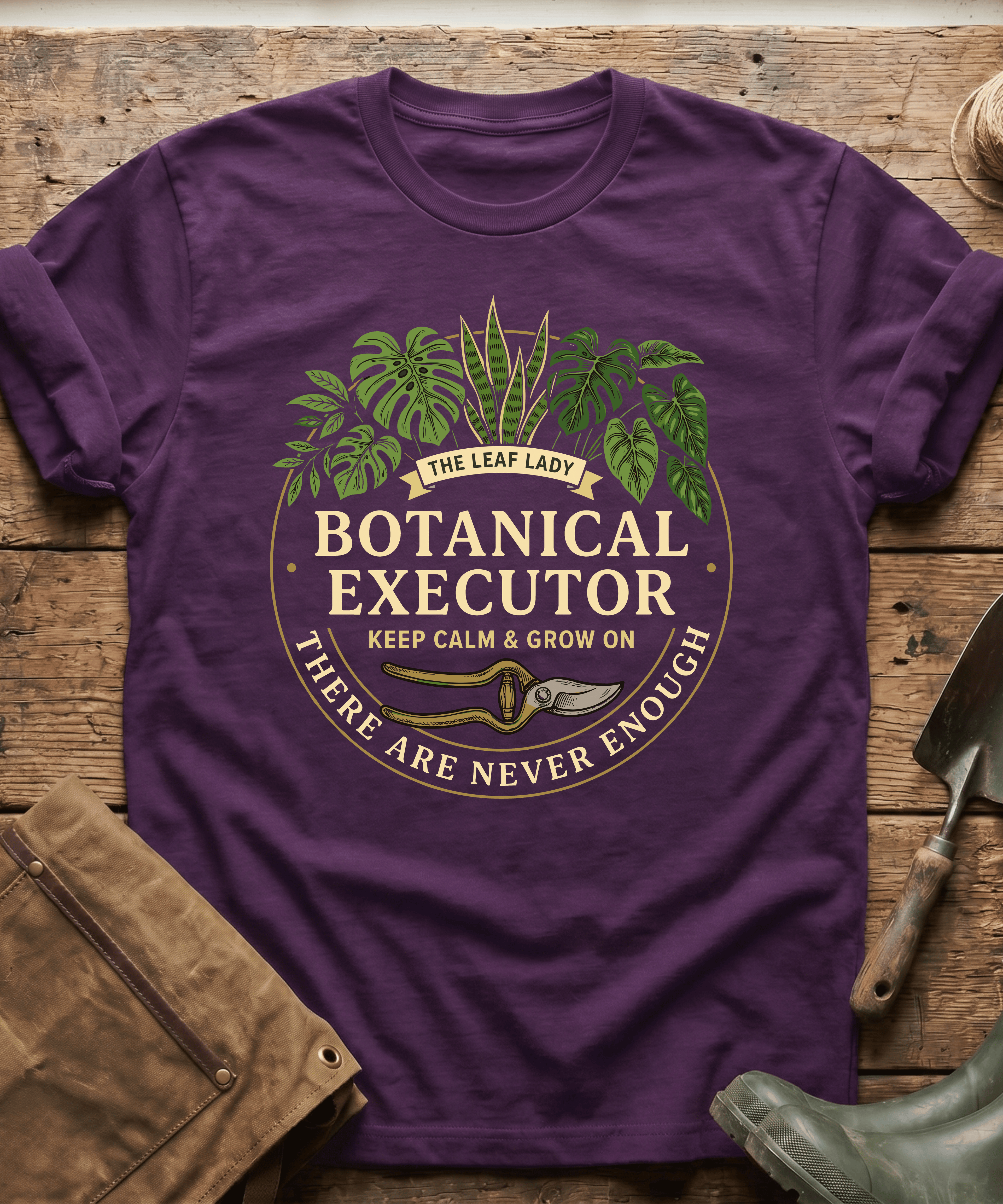 Botanical Executor Keep Calm Grow On T-Shirt