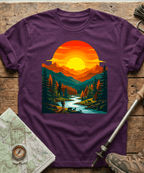 Scenic Wilderness Explorer Sunset T-Shirt