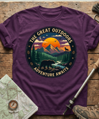 The Great Outdoors Adventure Awaits T-shirt