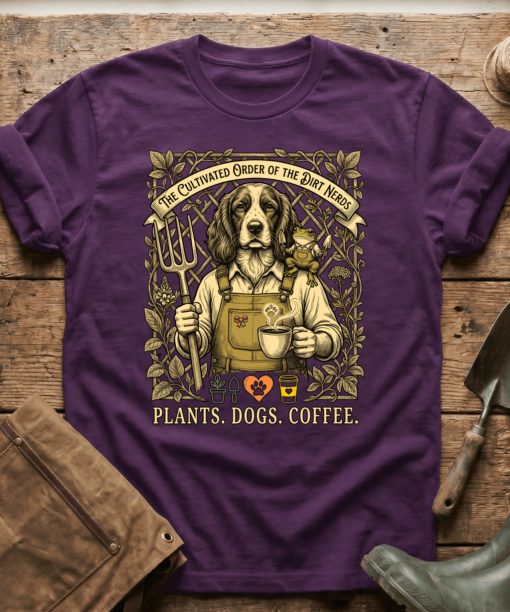 Cultivated Order Of Dirt Nerds Dog T-Shirt