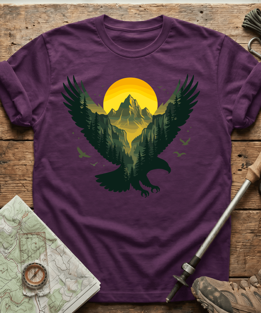 Majestic Mountain Eagle T-Shirt