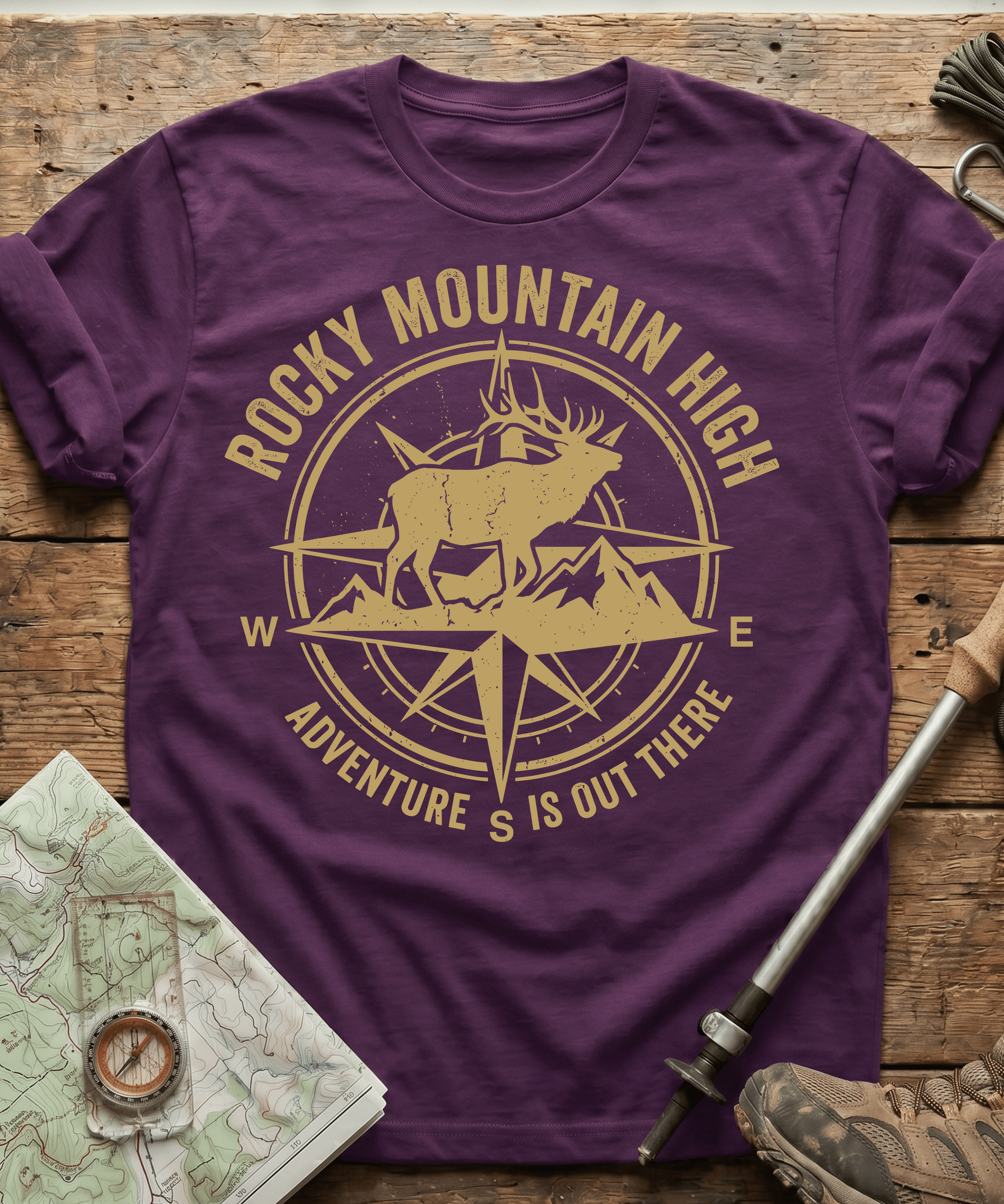 Rocky Mountain High Adventure Is Out There T-shirt