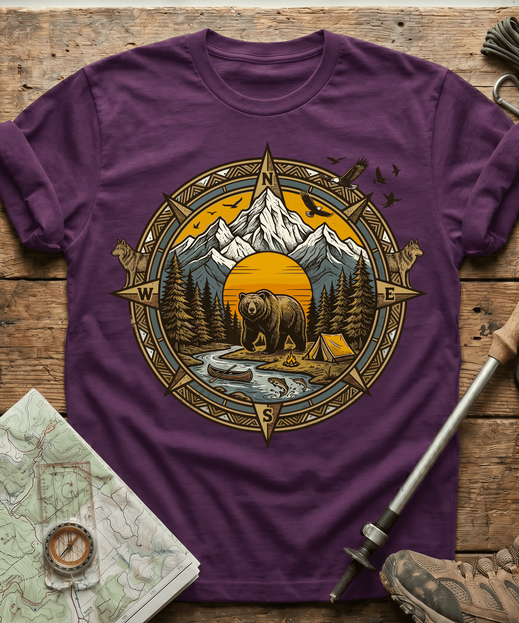 Great Outdoors Adventure Compass T-Shirt
