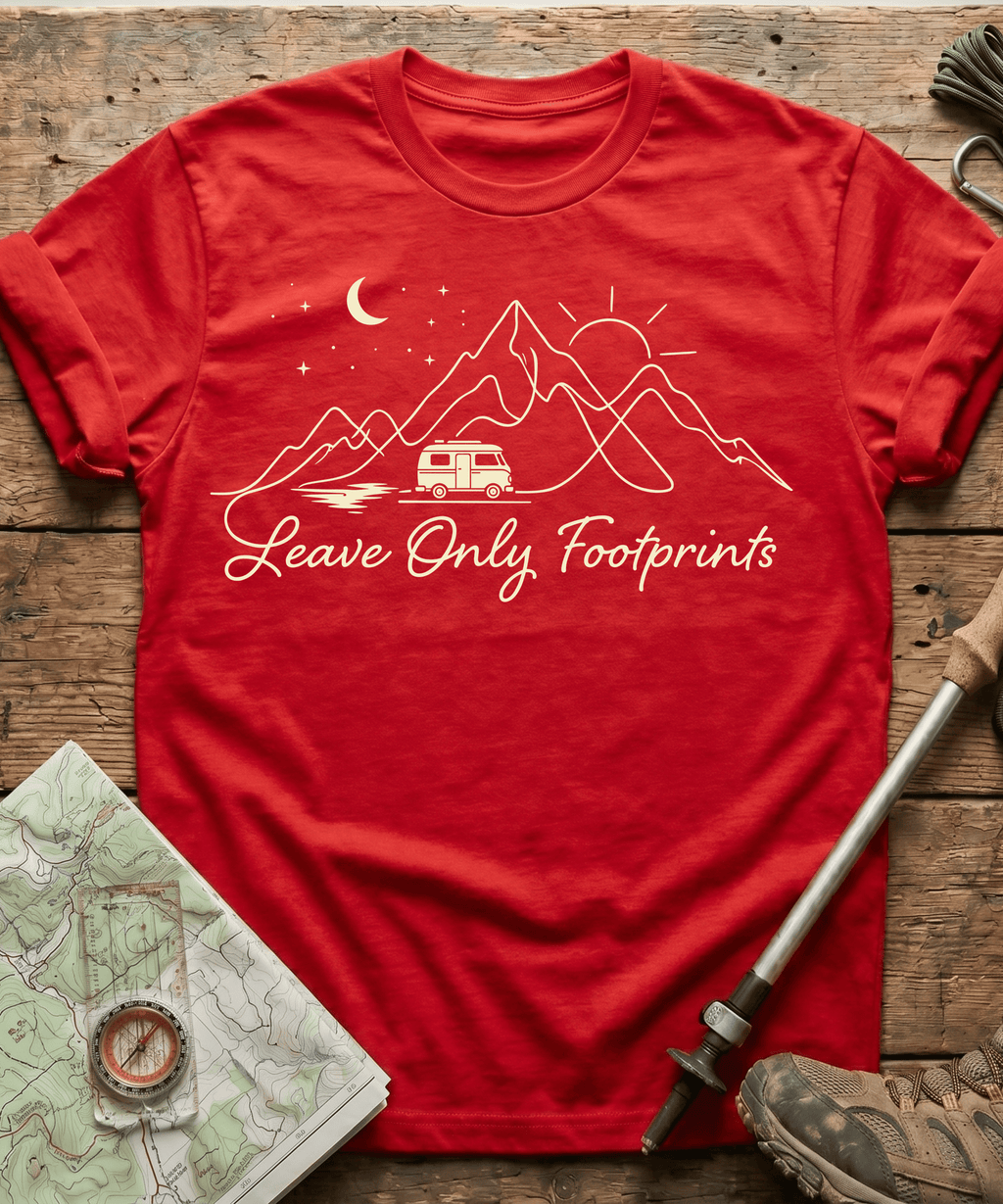 Leave Only Footprint T-shirt