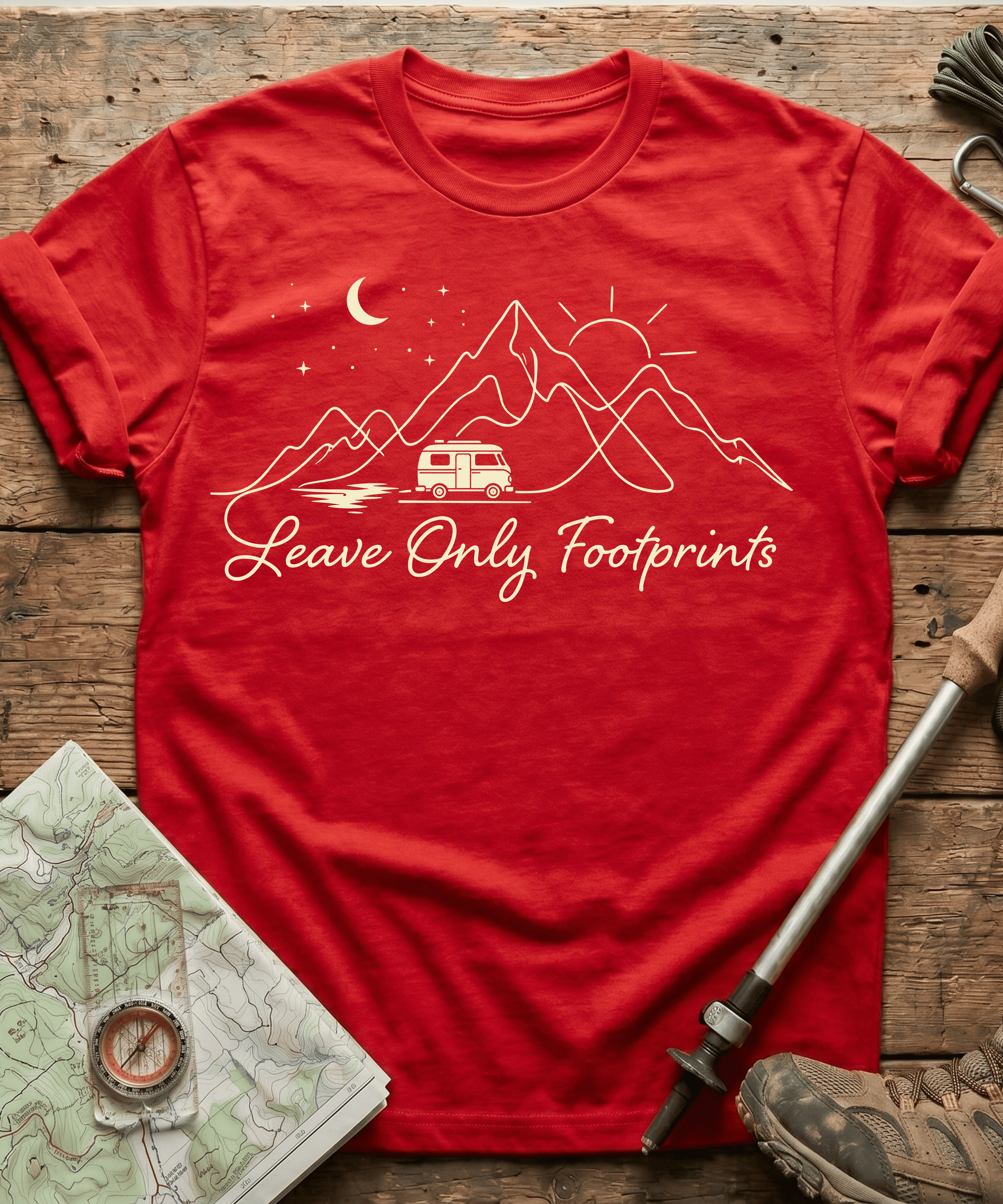 Leave Only Footprint T-shirt