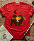 Wilderness Bear Sunset T-Shirt