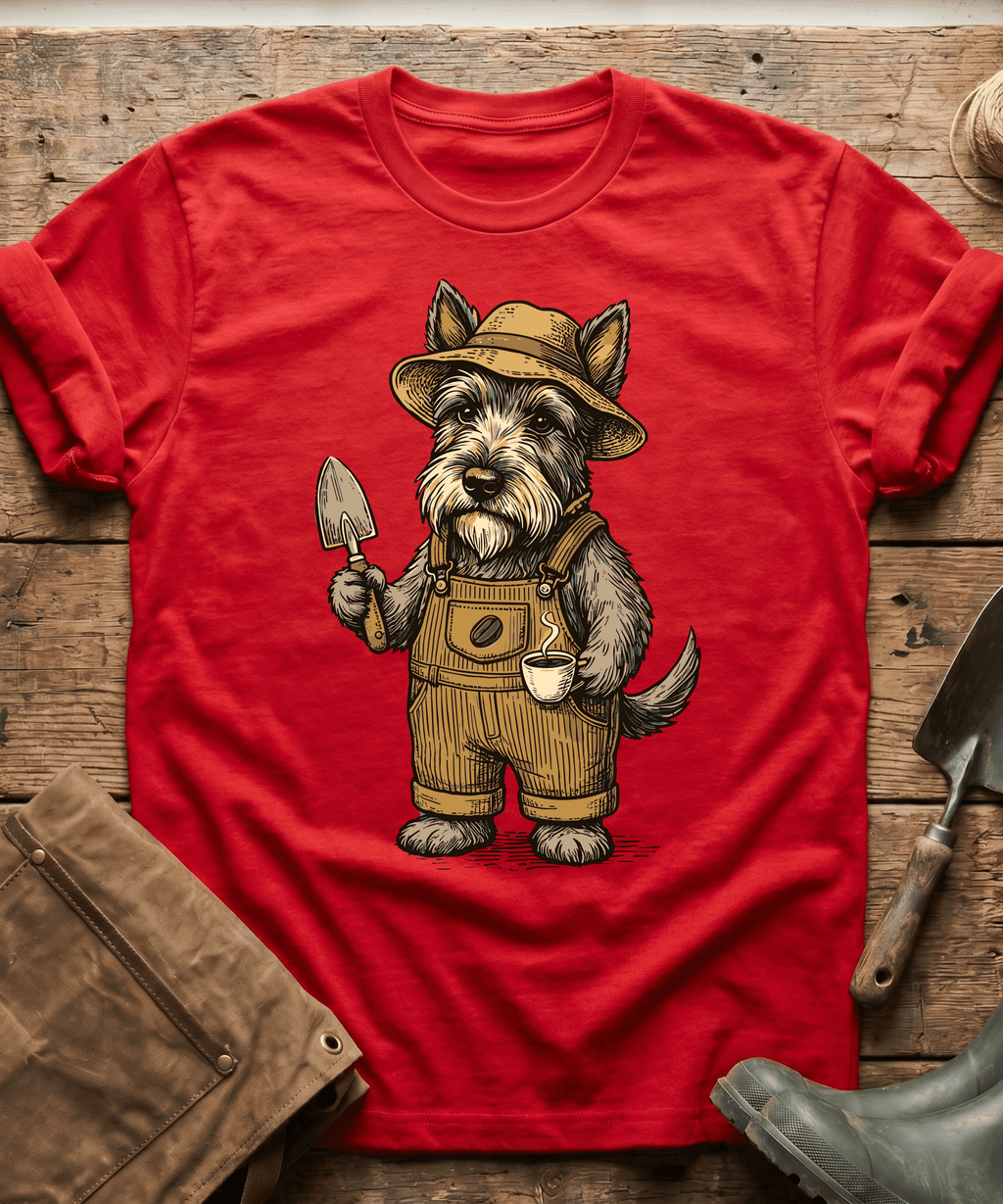 Vintage Gardening Dog Character T-Shirt
