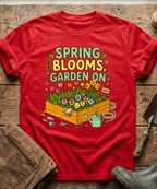 Spring Blooms Garden On T-Shirt