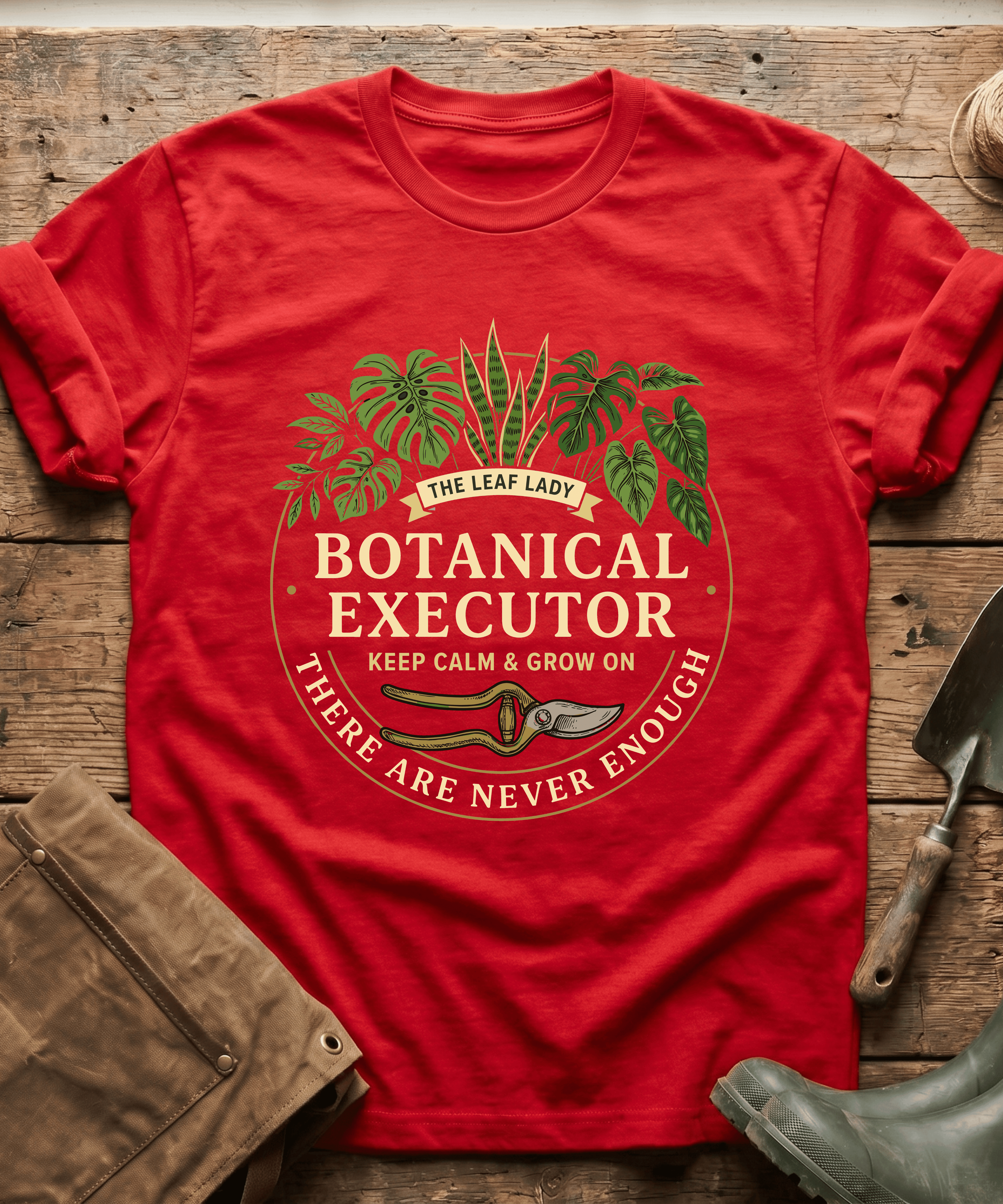 Botanical Executor Keep Calm Grow On T-Shirt