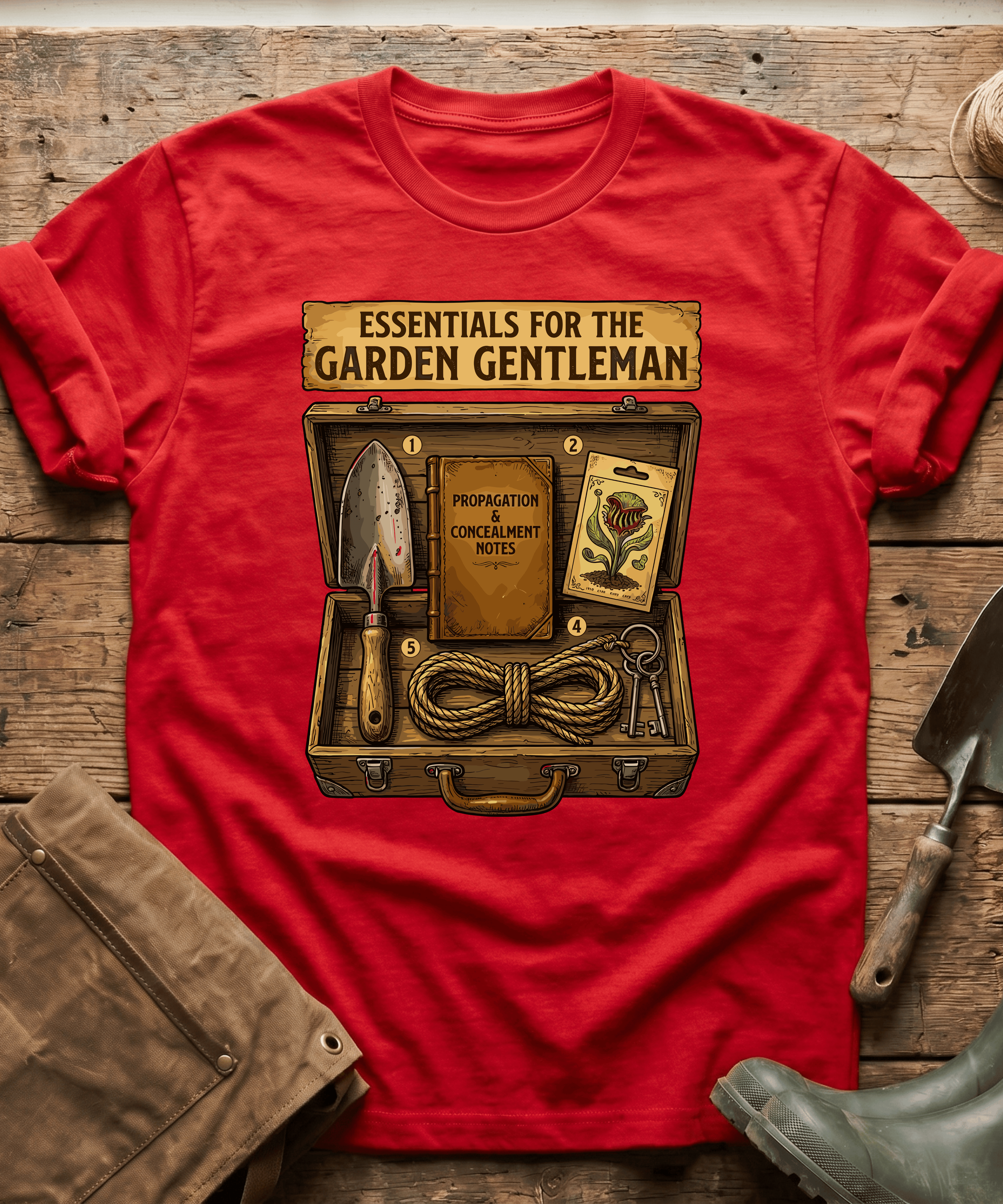 Essentials For The Garden Gentleman T-Shirt