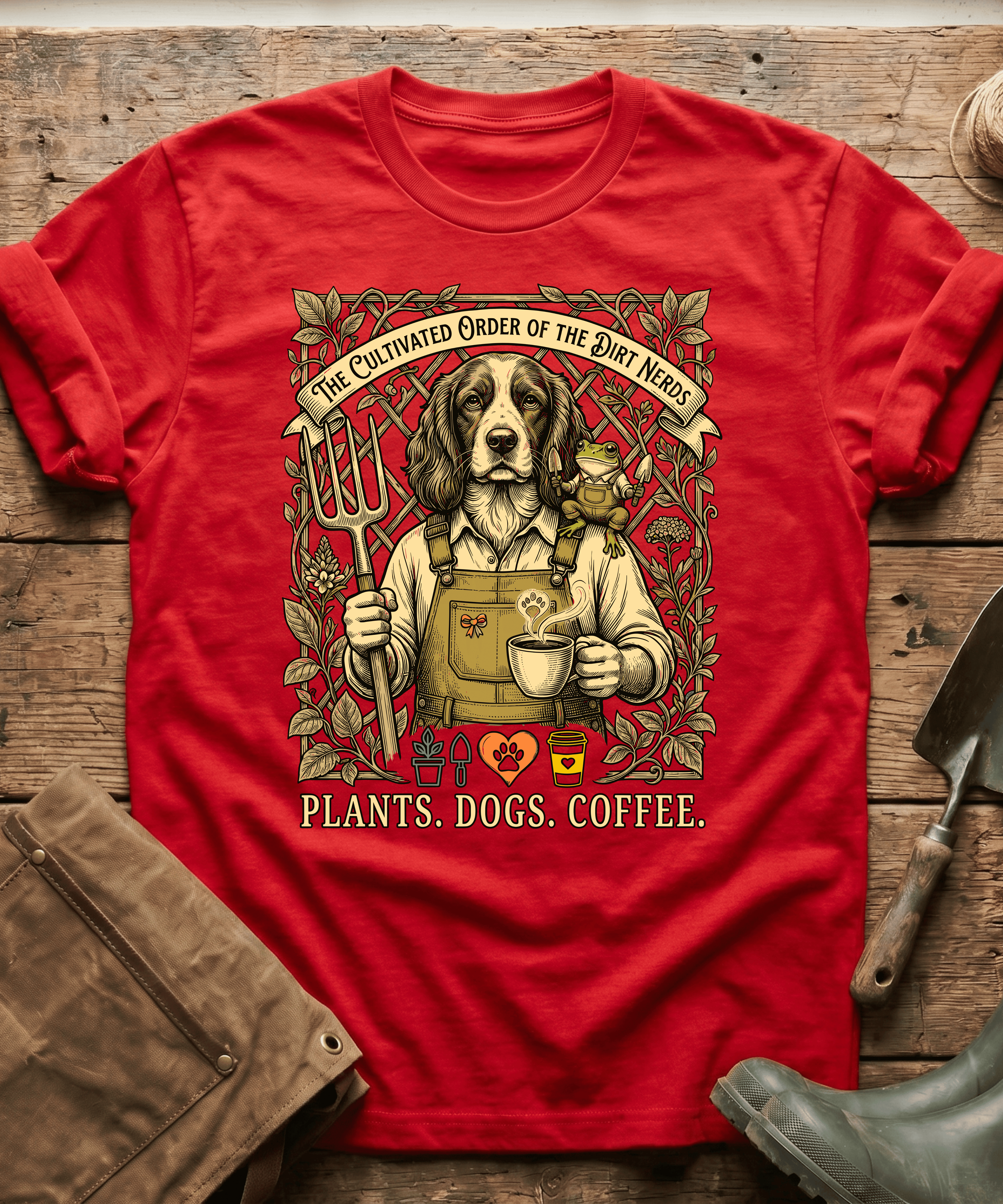Cultivated Order Of Dirt Nerds Dog T-Shirt