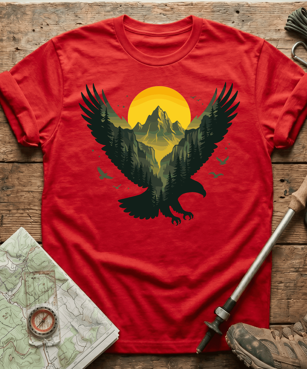 Majestic Mountain Eagle T-Shirt