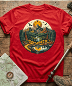 Wilderness Hiking Compass Trails T-Shirt