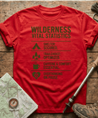 Wilderness Vital Statistics T-shirt