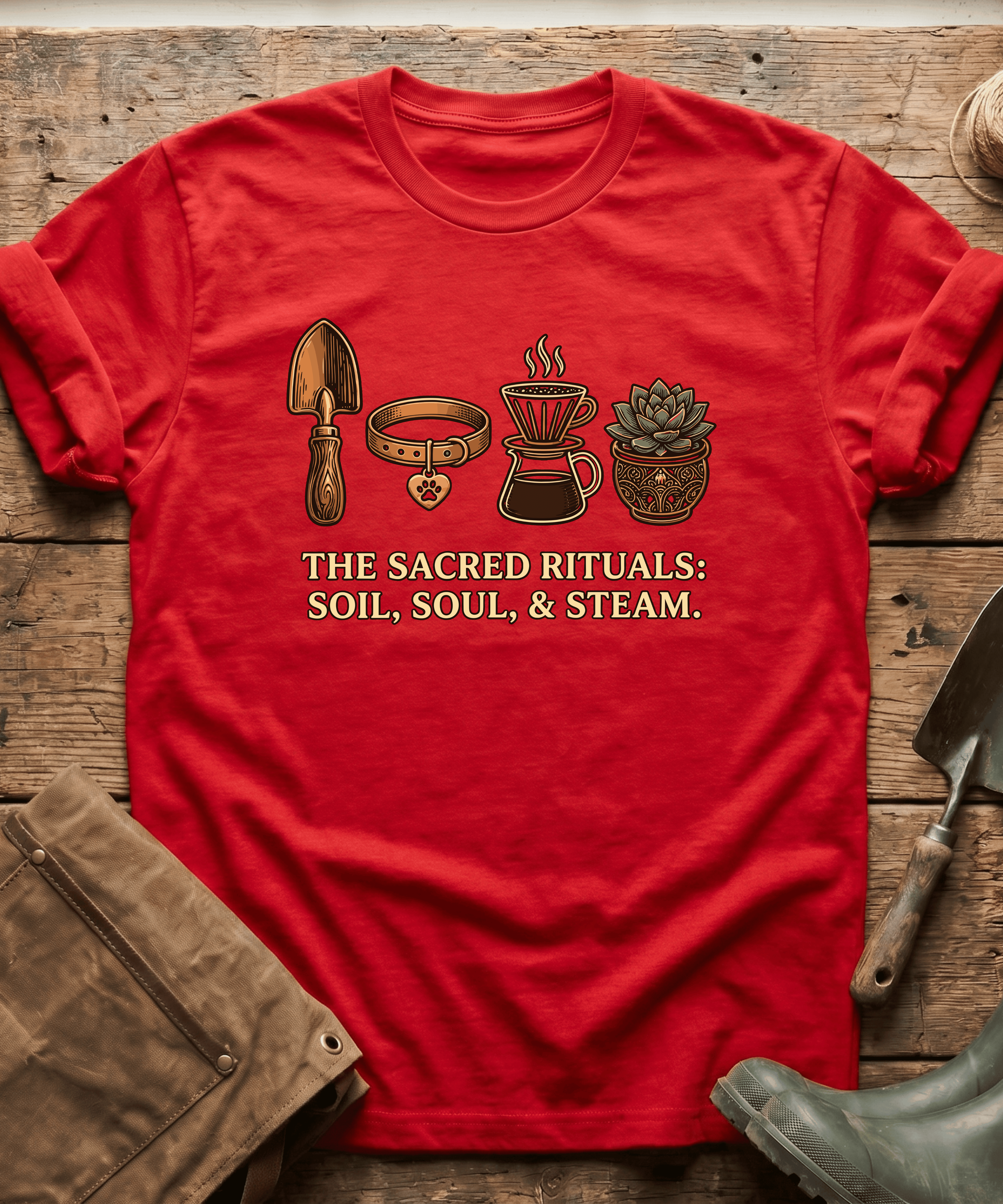 Sacred Rituals Soil Soul Steam T-Shirt