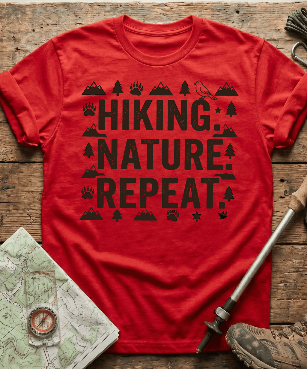 Hiking Nature Repeat T-shirt