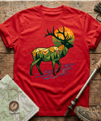 Geometric Elk Wilderness T-Shirt