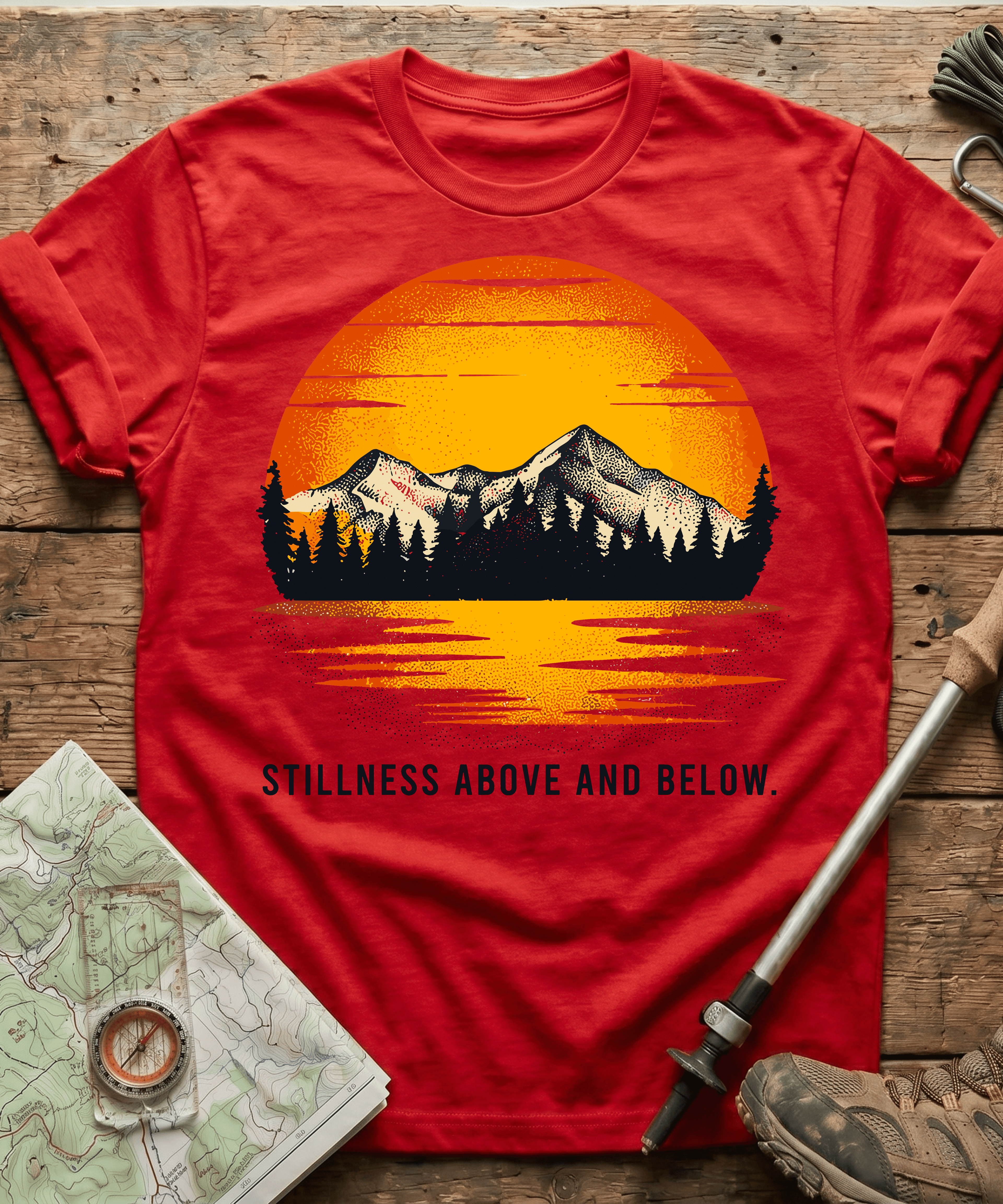 Stillness Above And Below T-shirt