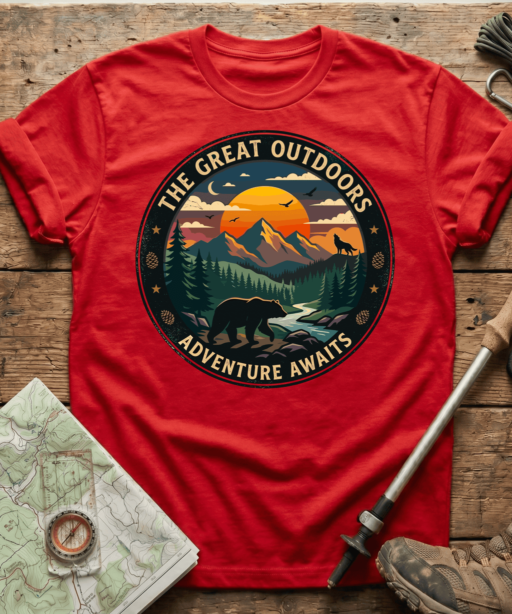 The Great Outdoors Adventure Awaits T-shirt