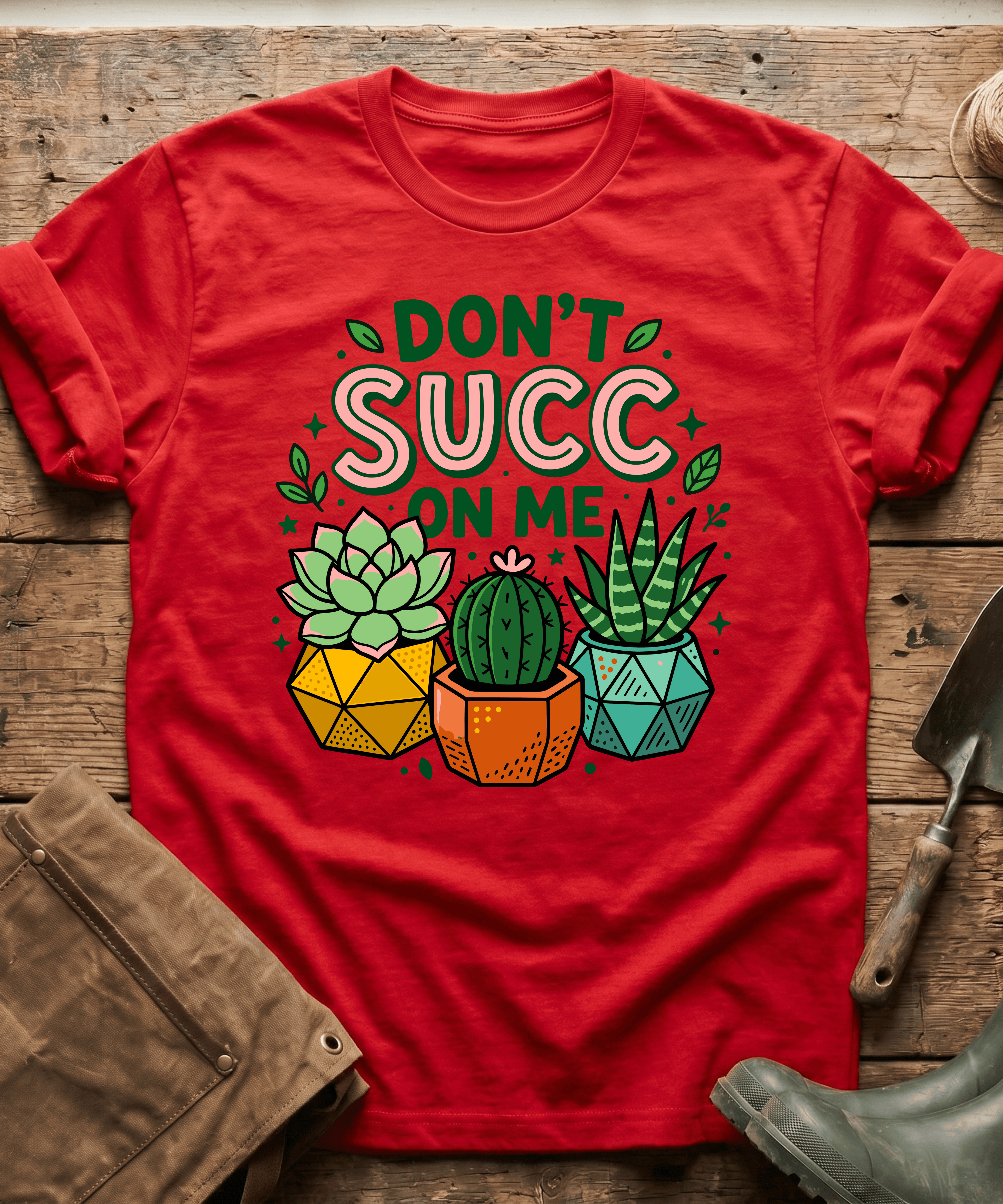 Don't Succ On Me Cactus T-Shirt