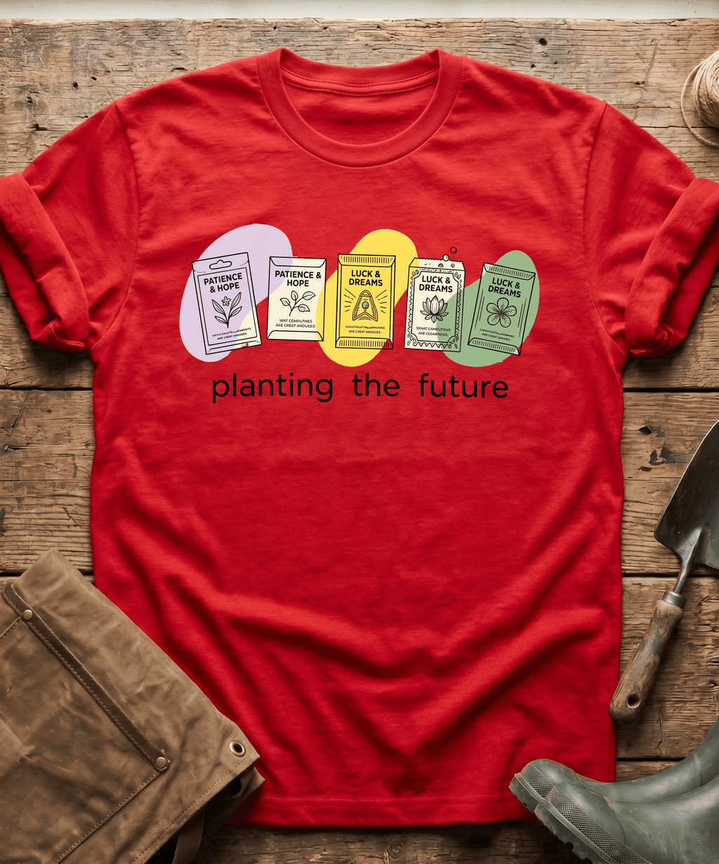 Planting The Future Seed Packets T-Shirt