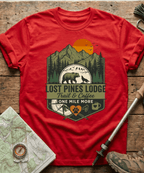 Lost Pines Lodge Trail And Coffee T-shirt