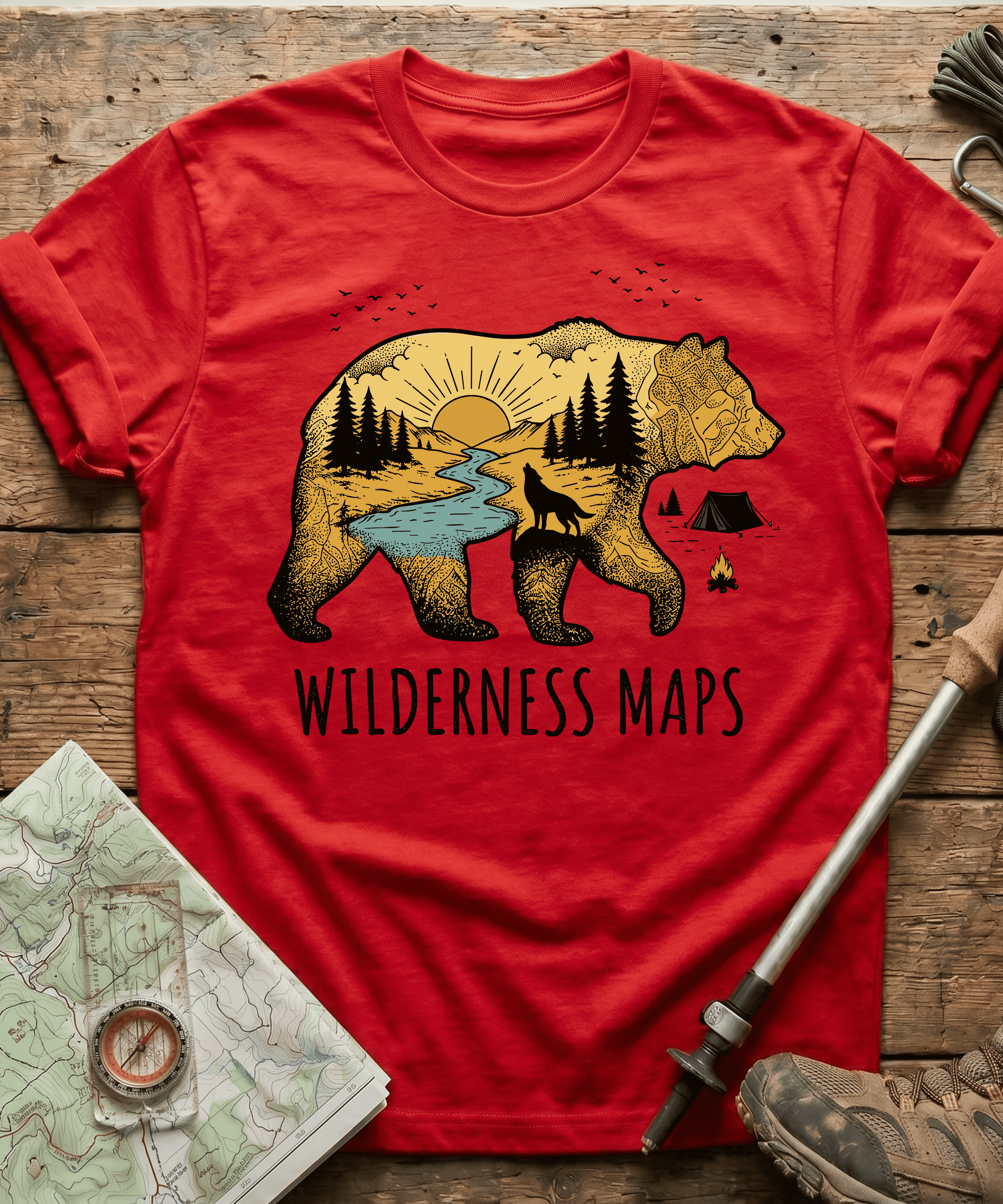 Wilderness Maps T-shirt