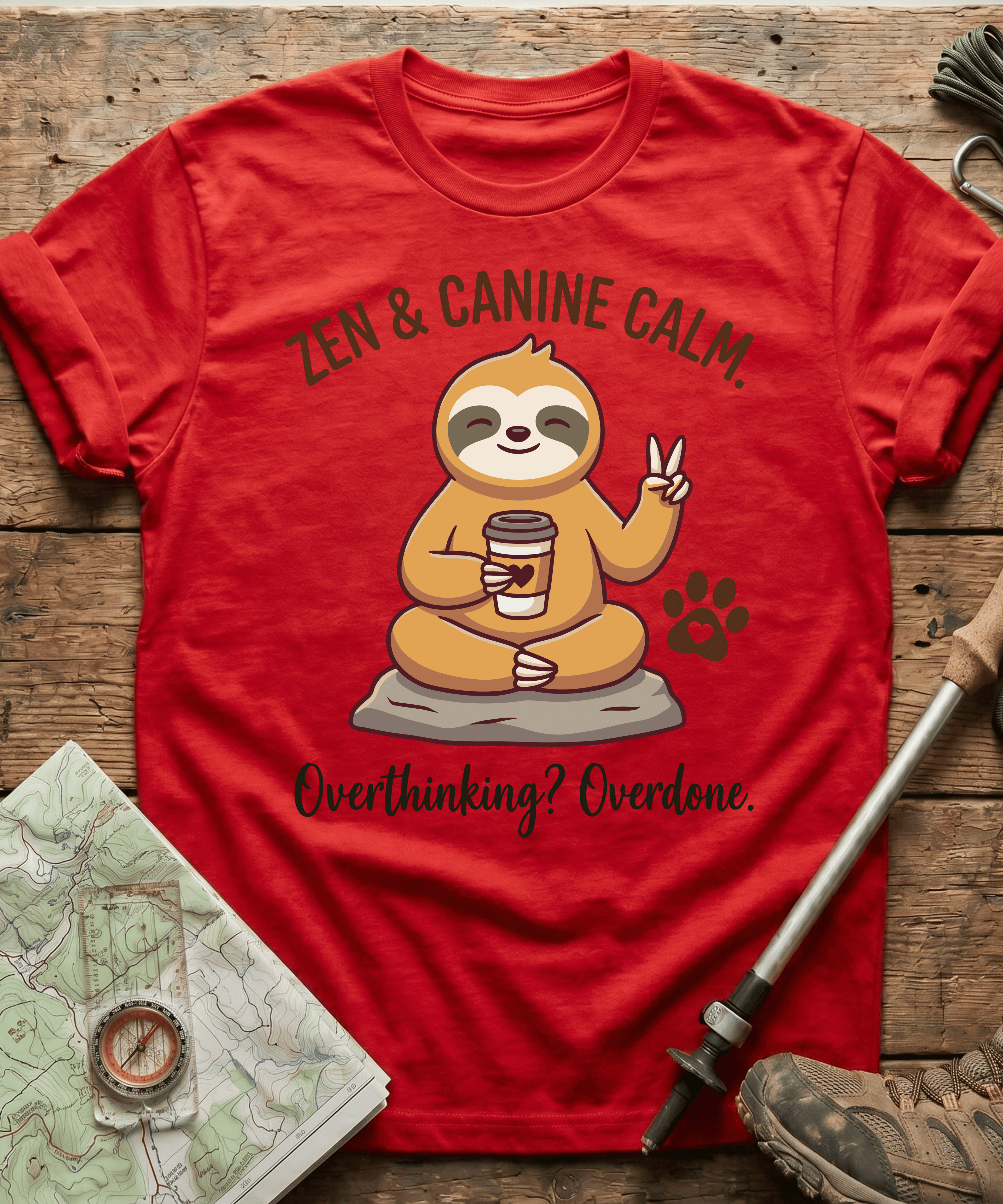 Zen And Canine Calm T-shirt