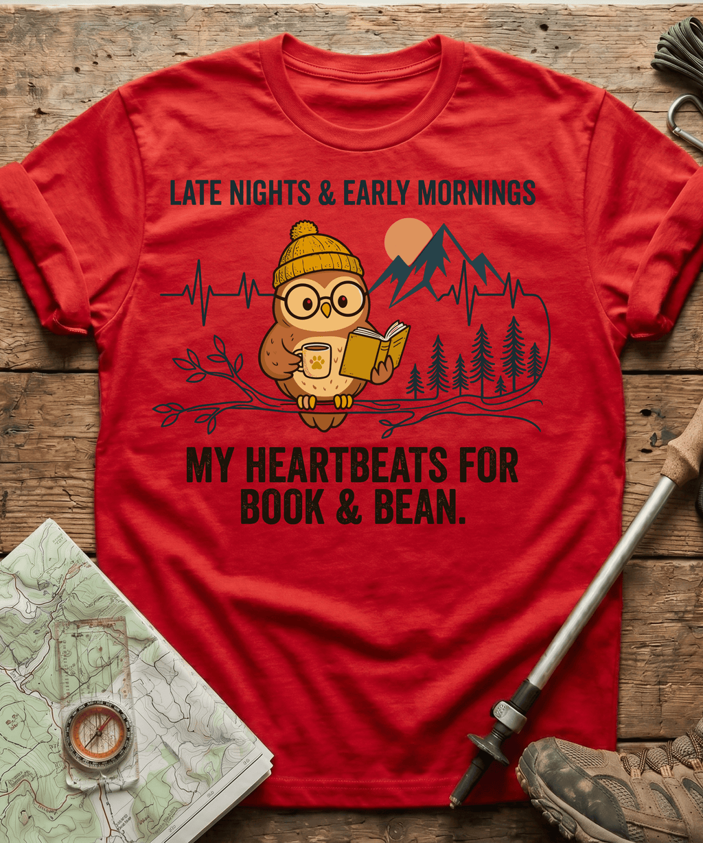 My Heartbeats For Book And Bean T-shirt
