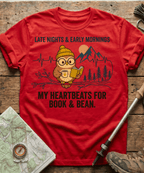 My Heartbeats For Book And Bean T-shirt