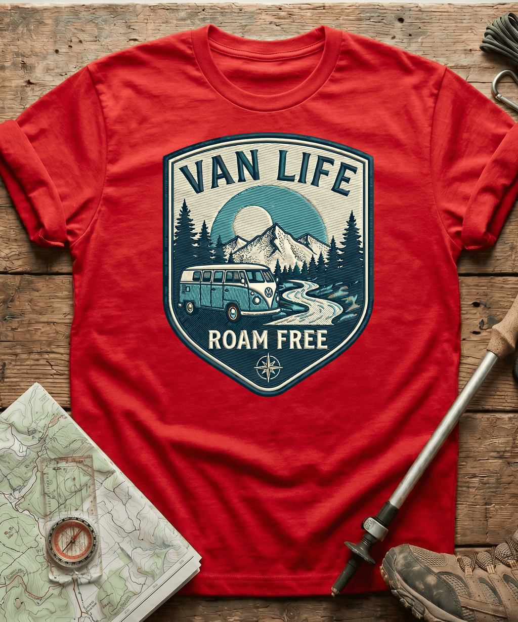 Van Life Roam Free T-shirt