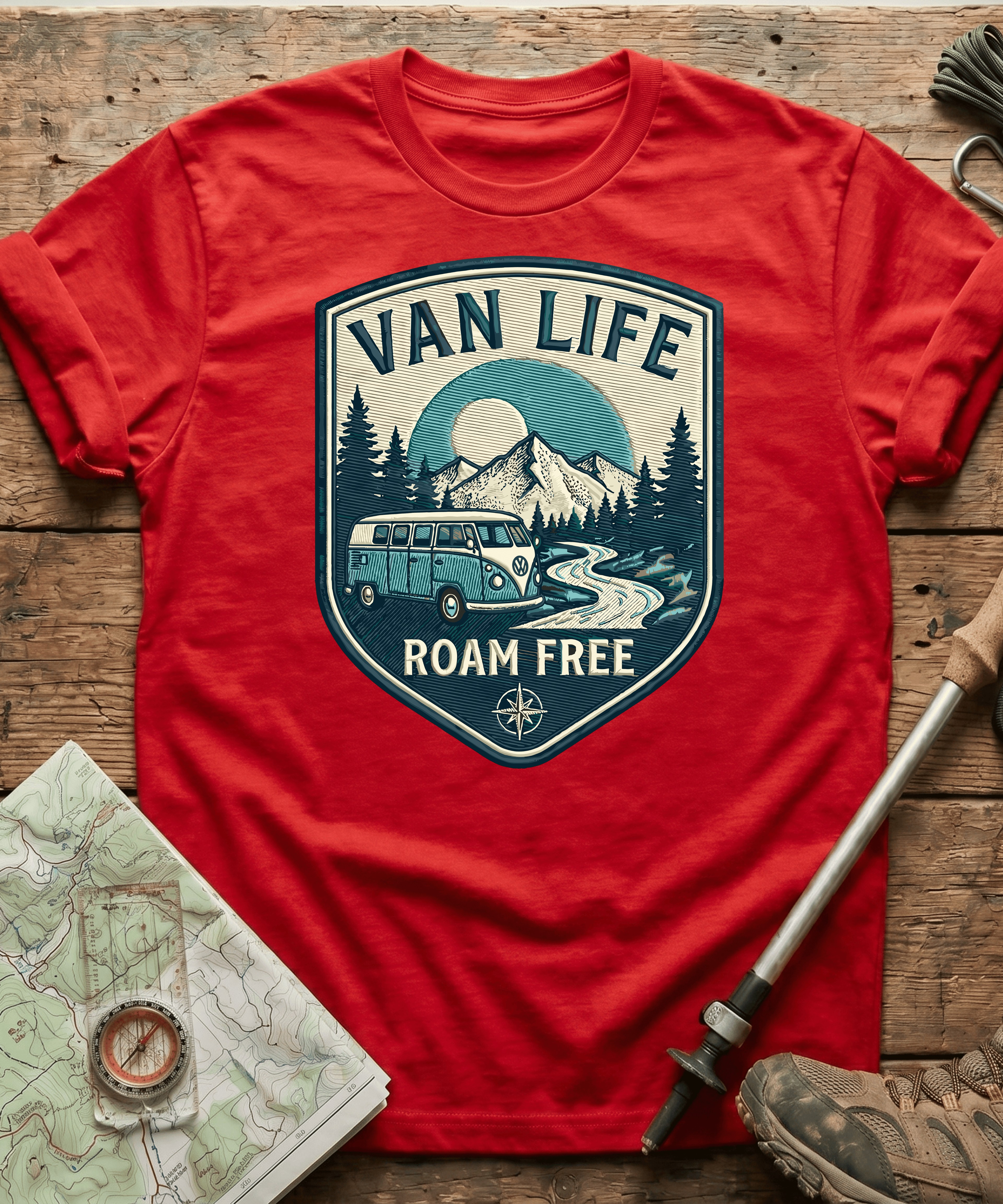 Van Life Roam Free T-shirt