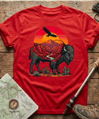 Desert Canyon Bison Eagle T-Shirt