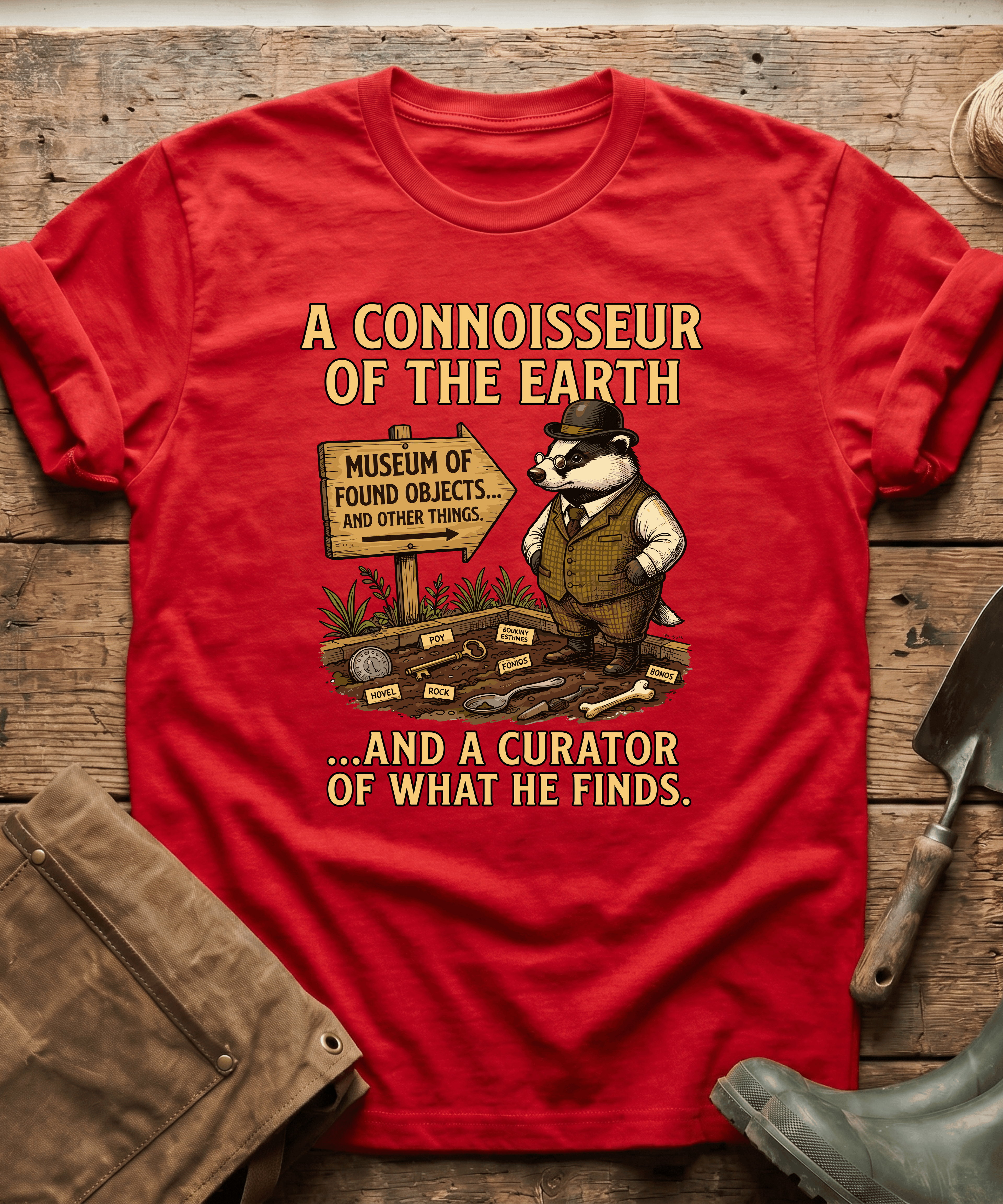 Connoisseur of the Earth Gardening T-Shirt