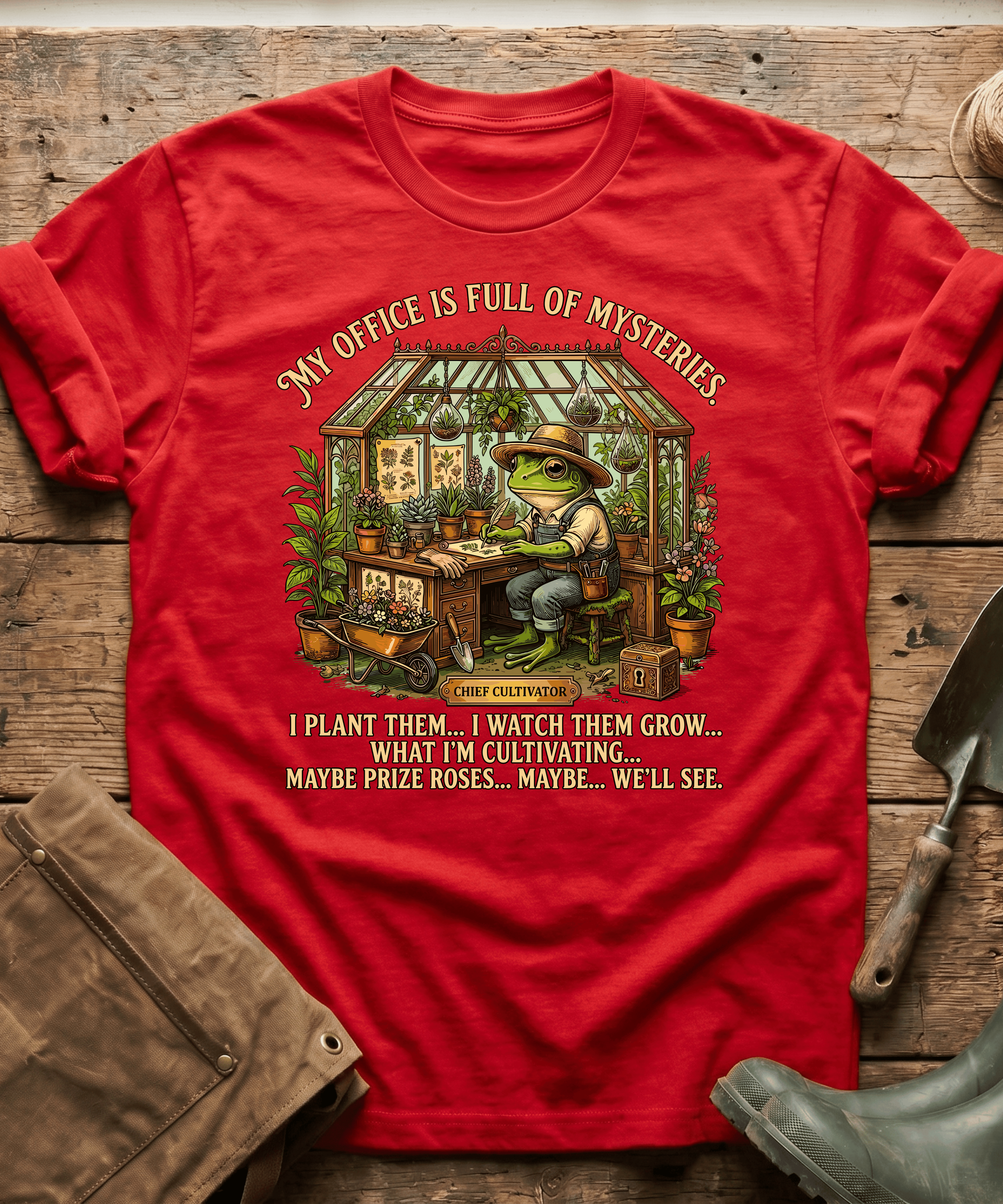 Chief Cultivator Office Full Of Mysteries T-Shirt