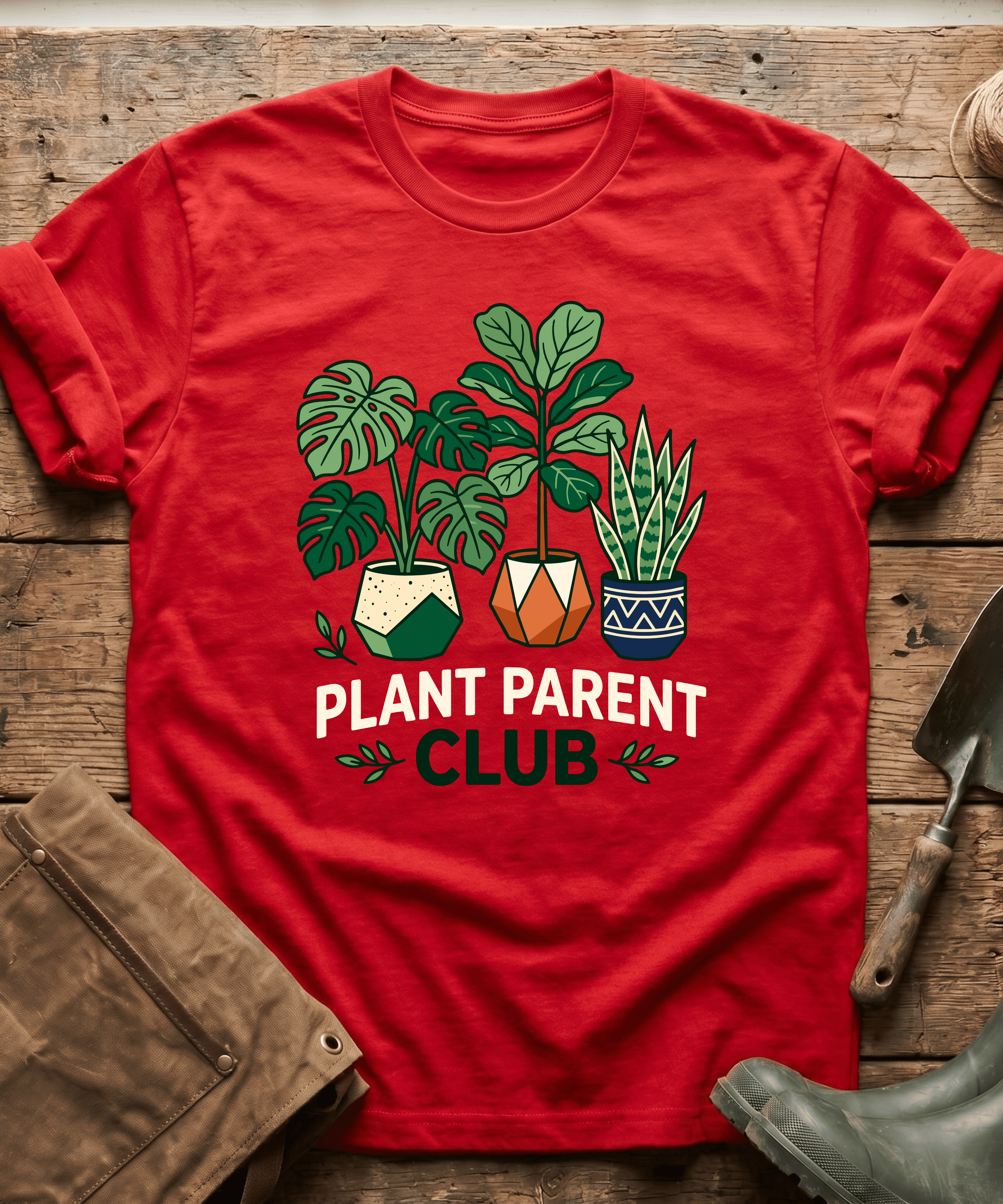 Plant Parent Club Houseplants Gardener T-Shirt
