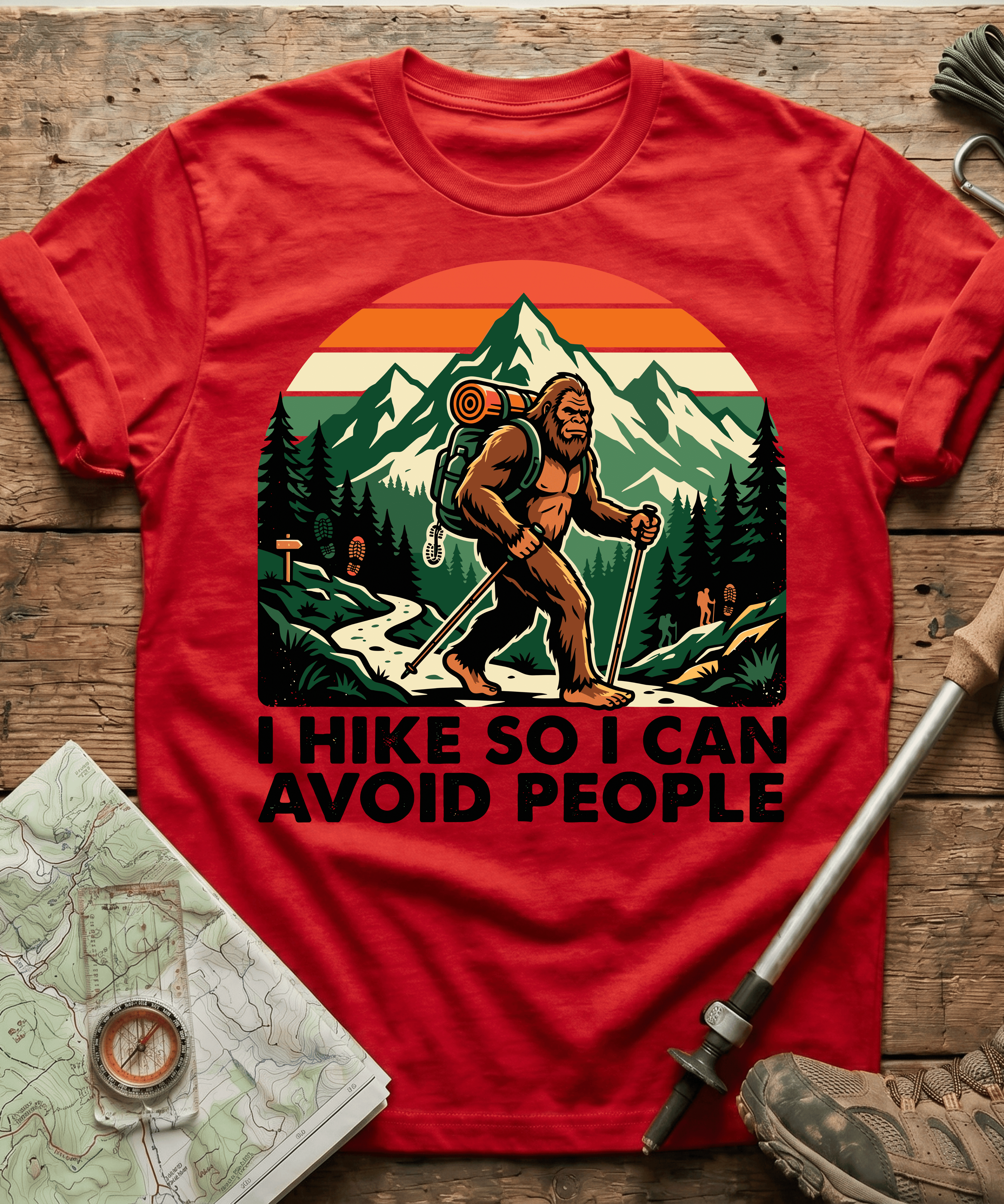 I Hike So I Can Avoid People T-shirt